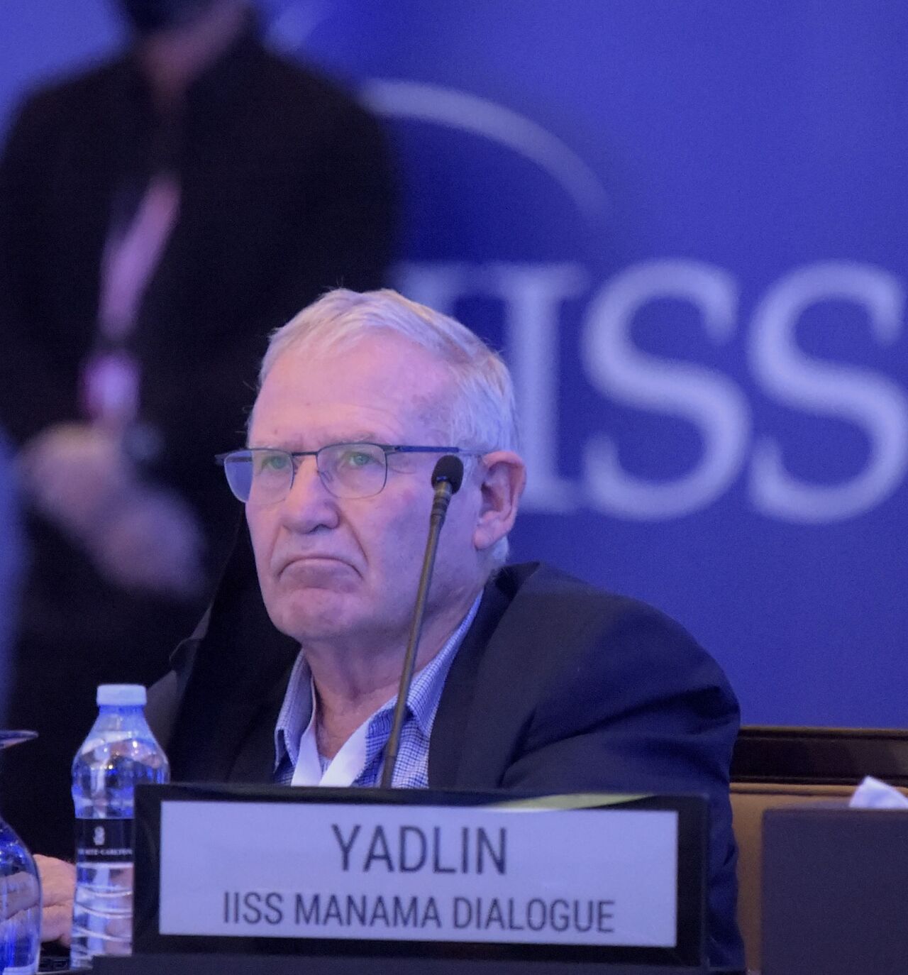 Retired Israeli General and Executive Director of Tel Aviv University's Institute for National Security Studies (INSS) Amos Yadlin attends a session at the Manama Dialogue security conference in the Bahraini capital, on Dec. 5, 2020.