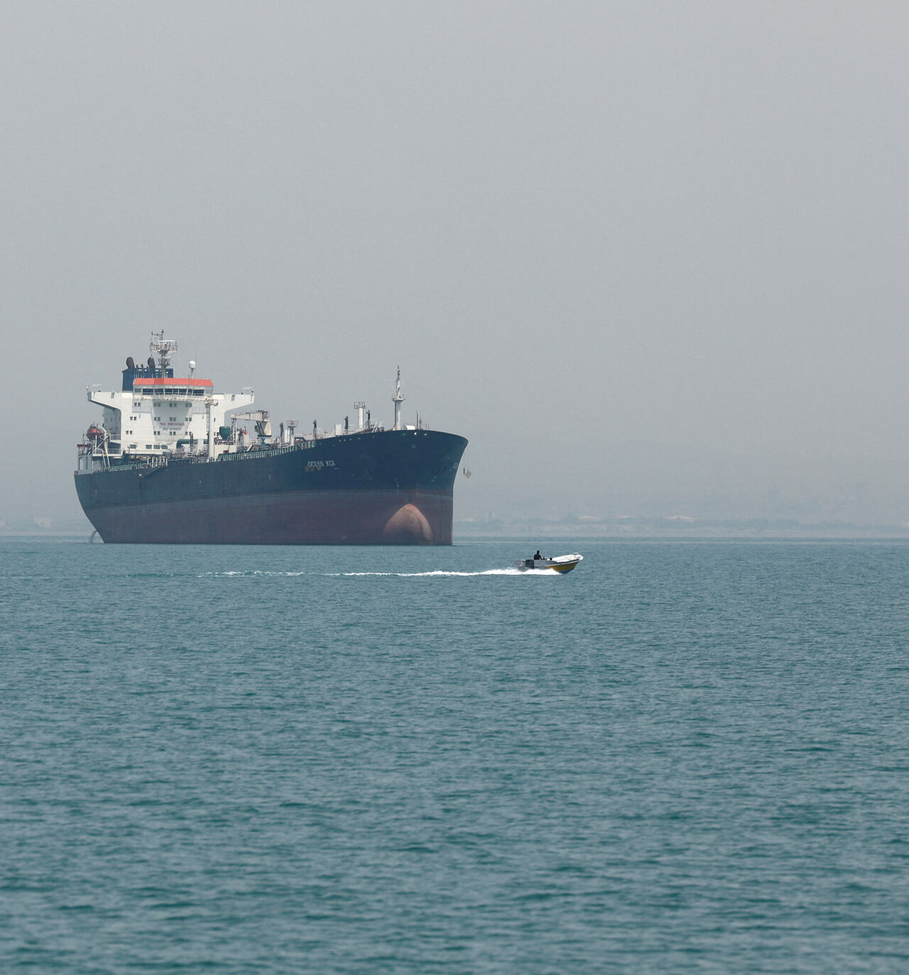 Vessels in the Strait of Hormuz, Iran, May 22, 2026. Majid Asgaripour/WANA (West Asia News Agency) via REUTERS