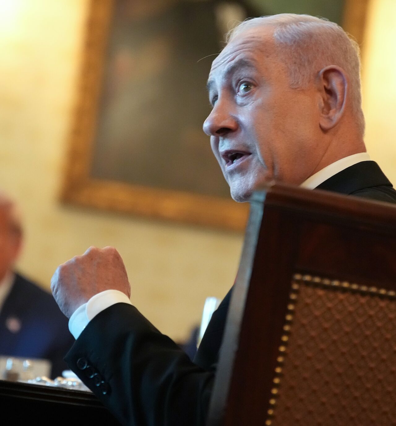 Israeli Prime Minister Benjamin Netanyahu hosted by President Donald Trump at the White House, Washington, DC, July 7, 2025.