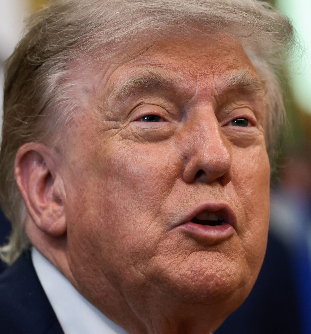 U.S. President Donald Trump makes an announcement on American nuclear innovation in the Oval Office at the White House in Washington, D.C., U.S., July 24, 2026. REUTERS/Evelyn Hockstein