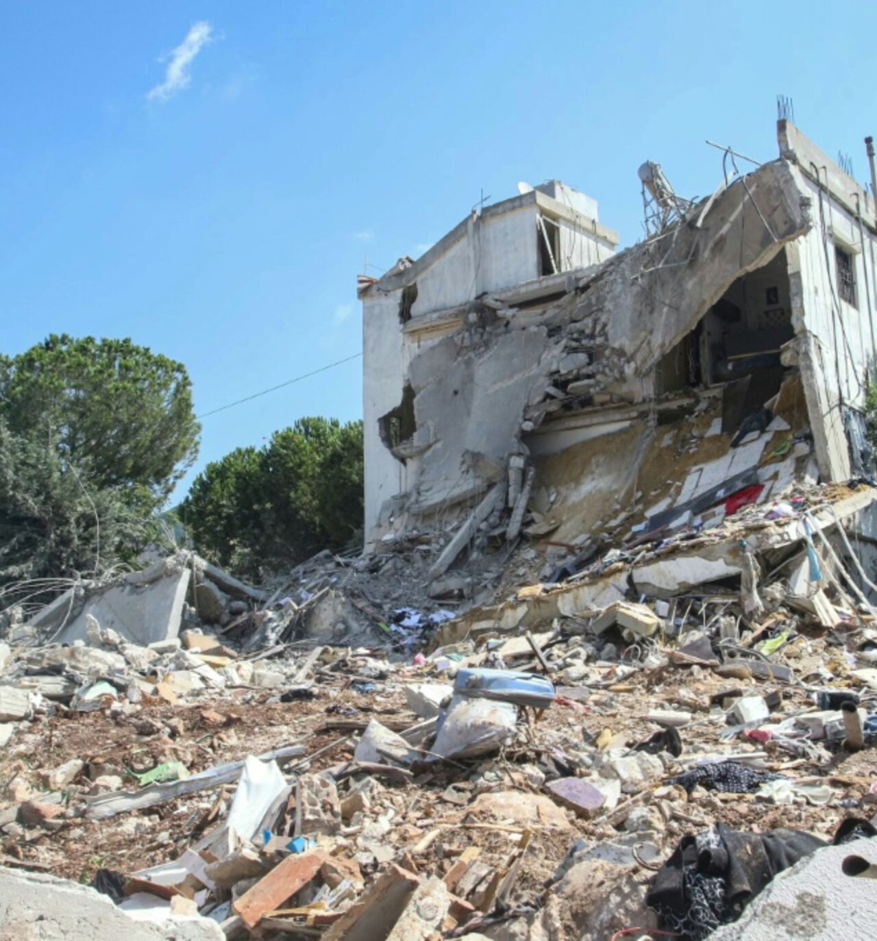 Israel attacked a site in the southern village of Arab Salim it said was a Hezbollah facility