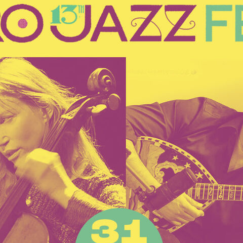 Cairo Jazz Festival announement for the concert Oct. 31 with Frances-Marie Uitti and Ayman Fanous.