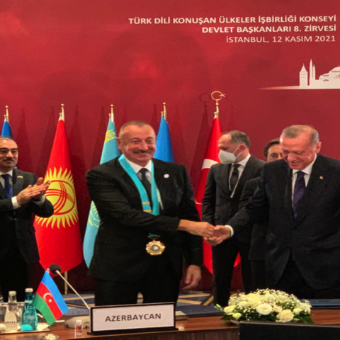 President of the Republic of Azerbaijan Ilham Aliyev is awarded the Supreme Order of Turkic World.