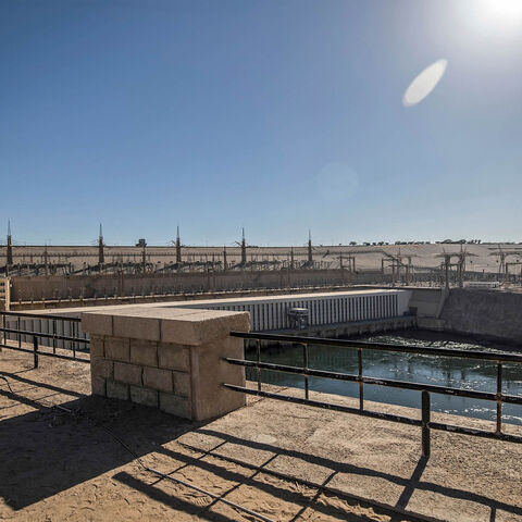 This photo shows a general view of the High Dam in Aswan, Egypt, Jan. 3, 2021.