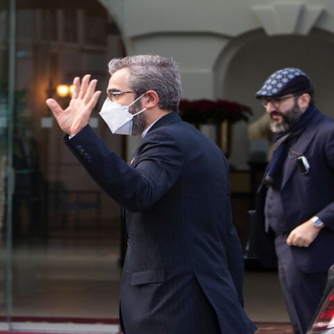 Iran's chief nuclear negotiator, Ali Bagheri Kani, arrives at the Coburg Palais, venue of the JCPOA meeting aimed at reviving the Iran nuclear deal, in Vienna on Dec. 17, 2021.