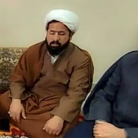 This handout picture from Fars news agency shows an undated photograph of (L to R) Iranian Shiite Muslim clerics Mohammad Aslani, who was killed, and the two men wounded, identified as Pakdaman and Daraei, in Mashhad