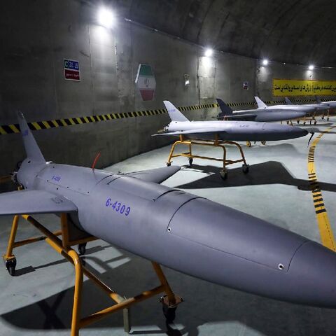 A handout picture provided by the Iranian army on May 28, 2022 shows an underground drone base at an unknown location in Iran
