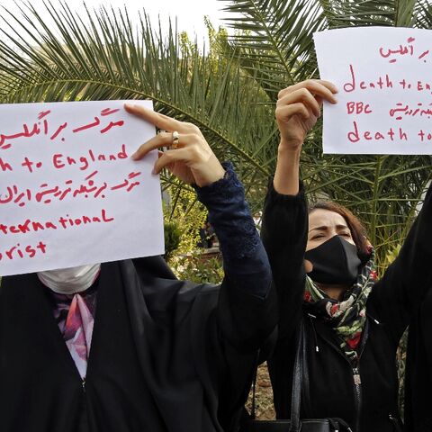 Tehran has also seen protests denouncing media such as Iran International TV and BBC Persian
