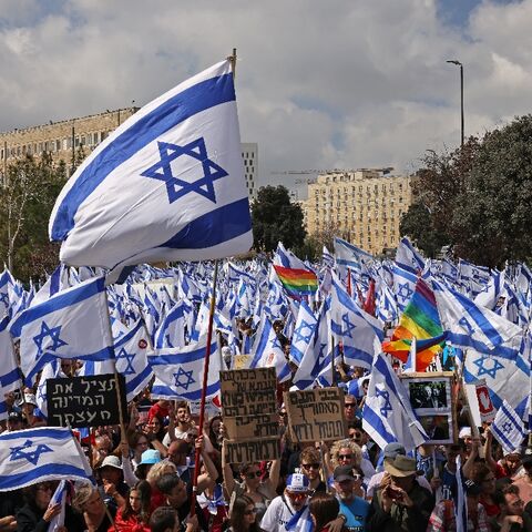 Tens of thousands of Israelis rallied in Jerusalem against the proposed reforms critics say threaten democracy