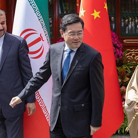 Iranian and Saudi foreign ministers in China