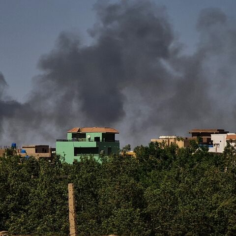Smoke billows during fighting between forces of two rival Sudanese generals in Khartoum, on May 5