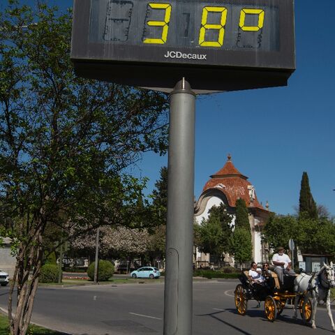 A mass of hot, dry warm air from North Africa reached the Iberian peninsula early last week, driving temperatures to record highs for April