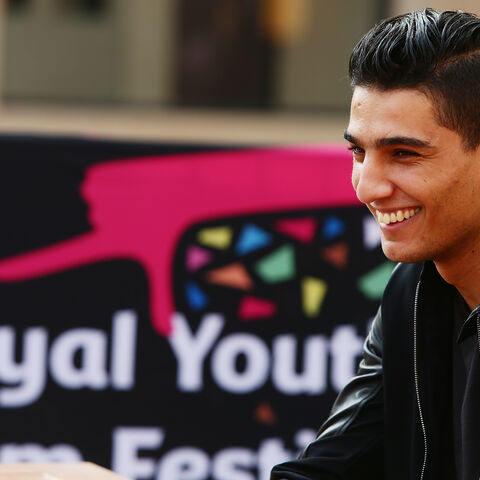 Arab Idol Winner (2012) Mohammed Assaf conducts interviews for The Idol co financed by the Doha Film Institute on day 2 of the Ajyal Youth Film Festival 2015 on November 30, 2015 in Doha, Qatar. (Photo by Vittorio Zunino Celotto/Getty Images)