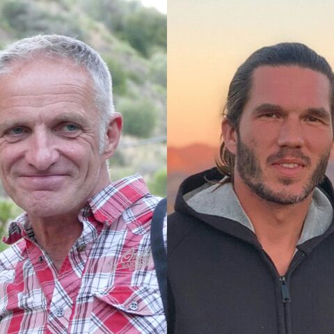 Bernard Phelan (left) and Benjamin Briere had both been held in the northeastern city of Mashhad