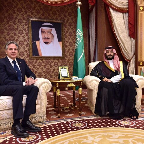 US Secretary of State Antony Blinken meets Saudi Crown Prince Mohammed bin Salman in the coastal city of Jeddah before heading to the capital Riyadh for talks with Gulf Arab officials