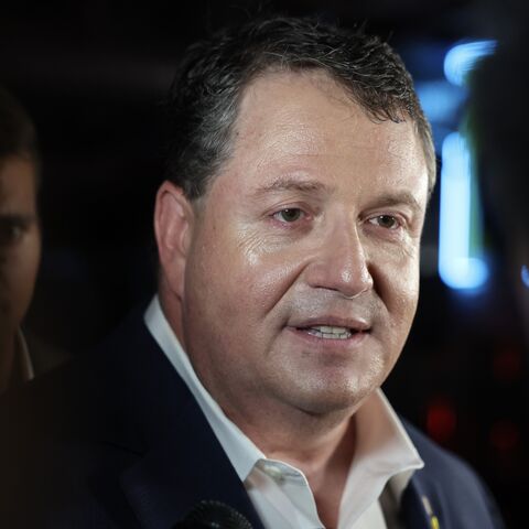 Florida's Republican state senator, Randy Fine, speaks with the media on April 1, 2025, in Ormond Beach, Florida.