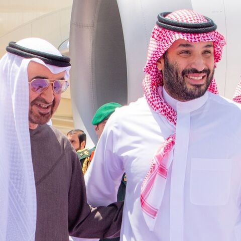 HRH Crown Prince Mohammed bin Salman received HH Sheikh Mohamed bin Zayed Al Nahyan, president of the United Arab Emirates, in Riyadh, on Sept. 3, 2025.