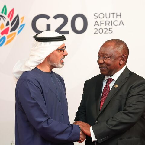 His Excellency President CyrilRamaphosa welcomes G20 Heads of State and Government to the G20 Leaders’ Summit, hosted by South Africa at the Johannesburg Expo Centre in Gauteng, on Nov. 22, 2025.