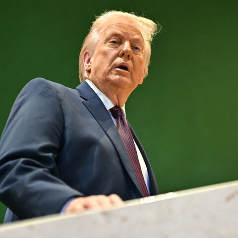 US President Donald Trump looks on after the "Board of Peace" meeting during the World Economic Forum (WEF) annual meeting in Davos on Jan. 22, 2026.