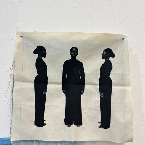 Sumayah Fallattah. ​Untitled. 2025. Textile. 51x45cm. (Courtesy of the artist and ATHR Gallery)