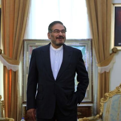 Ali Shamkhani, the secretary of the Supreme National Security Council of Iran, attends a meeting with the diplomatic adviser to the French president, in the Iranian capital Tehran, on July 10, 2019.