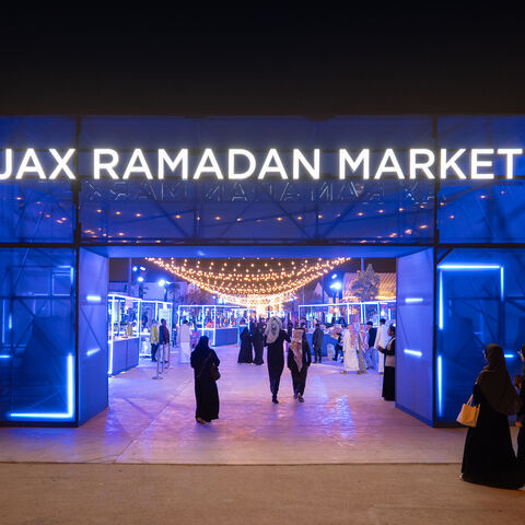 A view of this year's JAX Ramadan Market. (Courtesy of Diriyah Biennale Foundation)