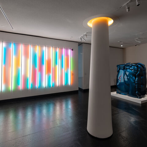 An exhibition view of “Dreams” at the new Black Gold Museum in Riyadh. (Courtesy of Black Gold Museum) 