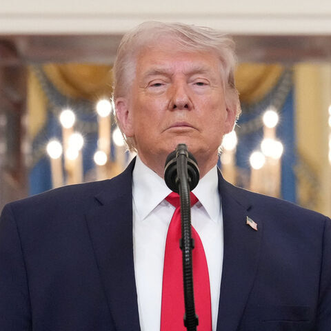 President Donald Trump pauses as he finishes speaking about the Iran war from the Cross Hall of the White House on Wednesday, April 1, 2026, in Washington.     Alex Brandon/Pool via REUTERS