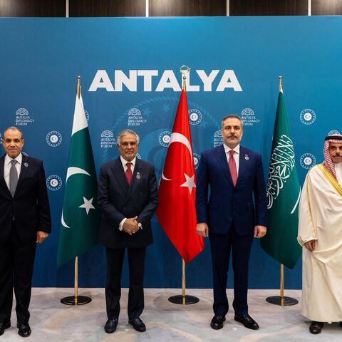 Turkish Foreign Minister Hakan Fidan hosted the third meeting of the foreign ministers of Turkey, Egypt, Pakistan and Saudi Arabia on the margins of the 5th Antalya Diplomacy Forum, on April 17, 2026.