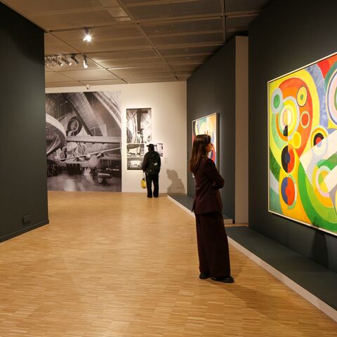 Arkas Mistral’s Delaunay exhibition (Lucien Arkas Art Center)