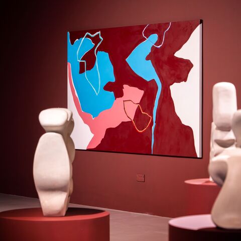 A view of “The Sky Forgets, The Heart Remembers” by Noor Al Suwaidi. (Photo courtesy of Maraya Art Center)