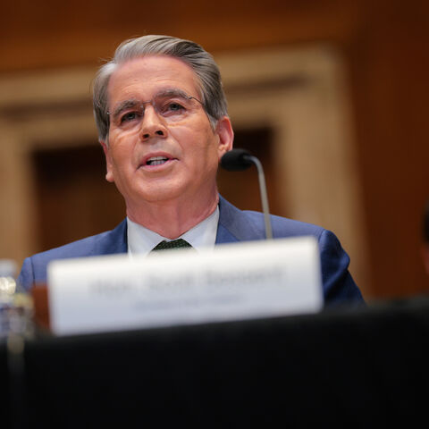 US Treasury Secretary Scott Bessent testifies during a Senate Committee on Appropriations, Subcommittee on Financial Services and General Government hearing in the Dirksen Senate Office Building on April 22, 2026 in Washington, DC. 