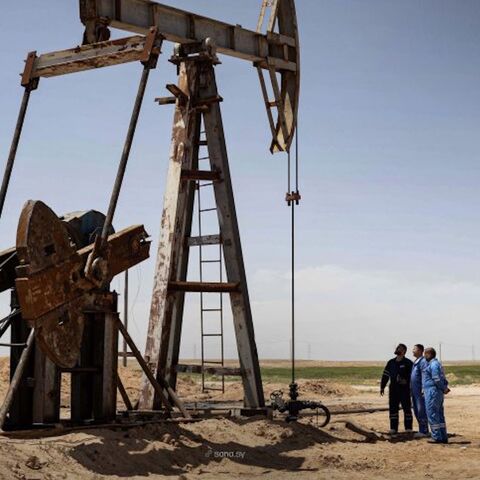Pictured in this undated image is the Al-Thawra oil field in Raqqa governorate, as rehabilitation works continue to restore production capacity. 