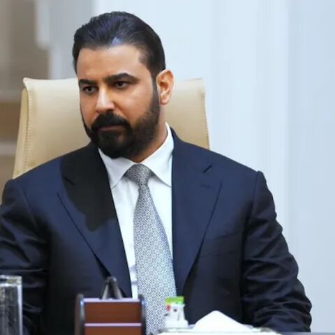 Iraqi Prime Minister-designate Ali al-Zaidi attends a meeting of the Coordination Framework political bloc in Baghdad on April 27, 2026. 