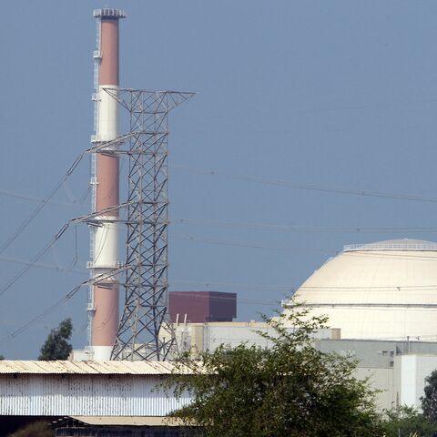 A general view shows the reactor building at the Bushehr nuclear power plant in southern Iran on Aug. 20, 2010. 
