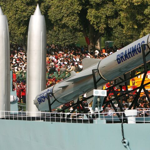 Brahmos replicas are displayed during India's 60th Republic Day parade, Jan. 26, 2009,  New Delhi.