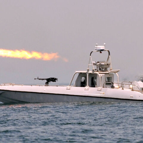 In this picture obtained from Iran's ISNA news agency, a katyusha rocket is fired from a speed boat during a military drill near the port of Bandar Jask in the Sear of Oman on May 10, 2010. 