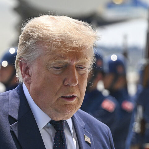 ANKARA, TURKIYE - JULY 07: US President Donald Trump at Ankara Airport, who is paying an official visit to Turkey ahead of the 36th NATO Heads of State and Government Summit in Ankara, Turkey, on July 07, 2026. Dogukan Keskinkilic/Pool via REUTERS