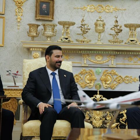 Iraqi Prime Minister Ali al-Zaidi meets with US President Donald Trump in the Oval Office at the White House, Washington, DC, July 14, 2026.