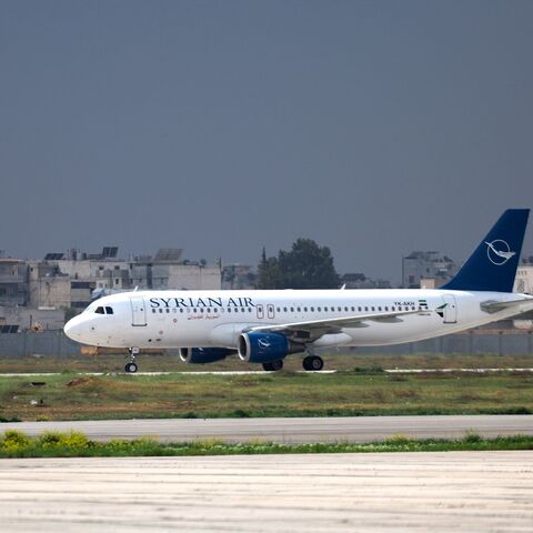A Syrian Air passenger jet lands at Aleppo airport on March 18, 2025, the first aircraft to land after it was shut during the offensive that toppled president Bashar al-Assad. "The Syrian Civil Aviation Authority announced the resumption of operations at Aleppo International Airport starting Tuesday, March 18," the official news agency SANA reported. The reopening of the airport in the northern city will see the arrival of domestic and international flights, the authority said, adding that it welcomes all a