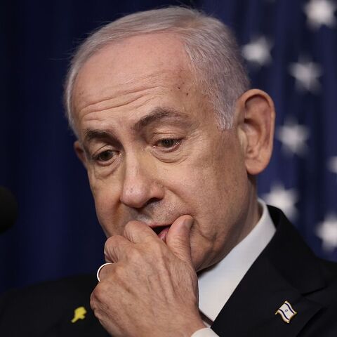 Israeli Prime Minister Benjamin Netanyahu holds a press conference with US President Donald Trump at his Mar-a-Lago club on Dec. 29, 2025, in Palm Beach, Florida. — Joe Raedle/Getty Images