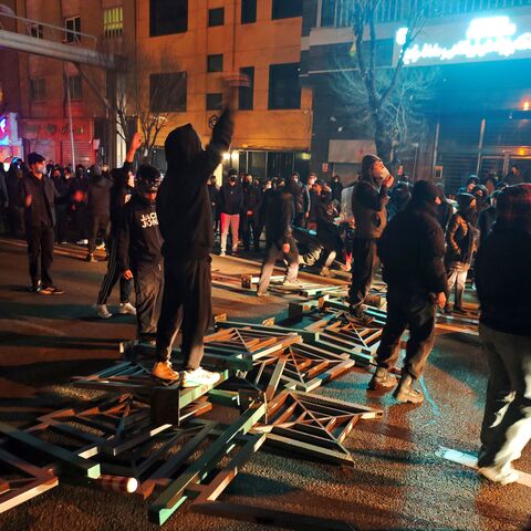 Demonstrations in Tehran, Iran
