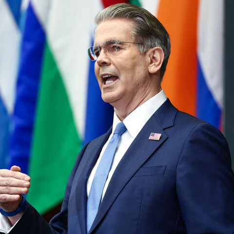 Secretary of the Treasury Scott Bessent addresses the audience during opening remarks at the Ministerial on the Resurgence of Political Terrorism at the State Department on July 16, 2026 in Washington, DC. Bessent spoke alongside U.S. Secretary of State Marco Rubio and White House Deputy Chief of Staff Stephen Miller as they discussed the rise of far-left political terrorism as a transnational threat. (Photo by Finn Gomez/Getty Images)