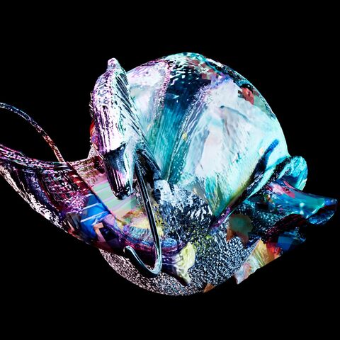 Maryam Tariq. Invisible Systems. 2026. Glass sculpture. (Courtesy the artist and Hafez Gallery)