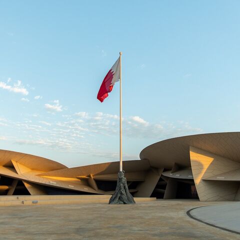 An exterior view of the National Museum of Qatar’s disc shaped structure, inspired by the desert rose. (National Museum of Qatar)