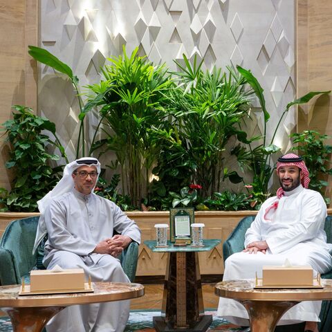 UAE Vice President Sheikh Mansour bin Zayed held talks with Saudi Crown Prince Mohammed bin Salman