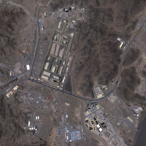 A satellite image shows the solid propellant motor plant in Al Duwadimi