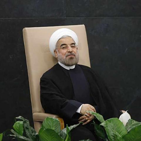 Iran's President Hassan Rouhani waits to address the 68th United Nations General Assembly at UN headquarters in New York, September 24, 2013 REUTERS/Ray Stubblebine (UNITED STATES  - Tags: POLITICS)   - RTX13YBM