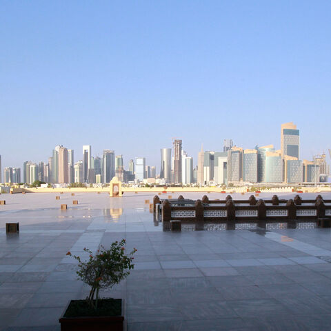 A view shows buildings in Doha, Qatar, June 9, 2017. REUTERS/Naseem Zeitoon - RTX39V40