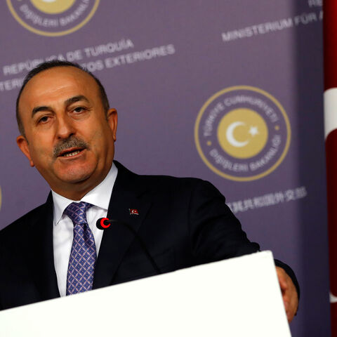 Turkish Foreign Minister Mevlut Cavusoglu speaks during a news conference in Istanbul, Turkey January 25, 2018.  REUTERS/Murad Sezer - RC1AD2229B60